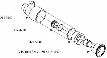 Poly storm straight body gunite jet