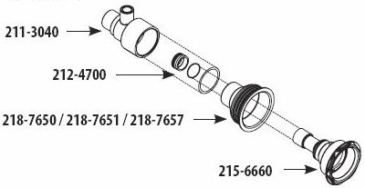 Waterway Power Storm straight body gunite jet