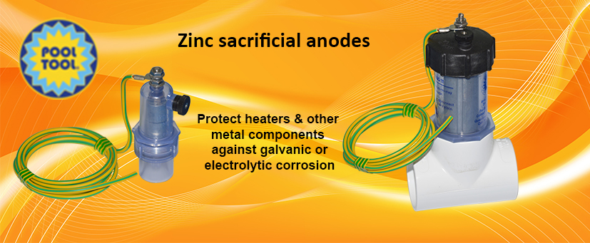 Pool Tool - sacrificial zinc anodes for pools spas