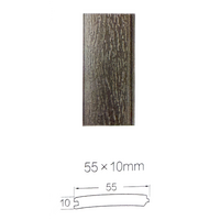 Spa Cabinet Panel / Skirt - Curved - 55mm wide x 10mm thick x 100mm long - Grey