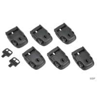Spa Cover Lock set - 6 Pack - Black