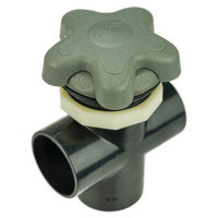 Jazzi Spas 1.5" Diverter Valve - Grey