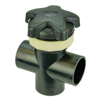 Jazzi 2" Diverter Valve - Black
