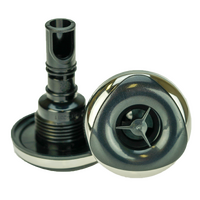 Rising Dragon 2" SS Alpha Series Spinning Jet - Threaded - Graphite/SS