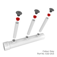 Bubbler+ 18 Concrete Air Injector Kit - Grey