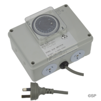 Spa Airswitch - 10A double w/timeclock with premium air sensor