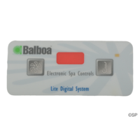 Balboa Lite Digital touchpad overlay decal