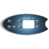 Balboa VL702S Oval 7 button 2 pump touchpad overlay decal