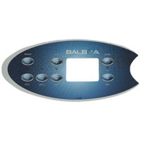 Balboa VL702S Oval 7 button 2 pump touchpad overlay decal