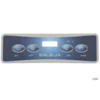 Balboa VL401 touchpad overlay decal - no blower 4 button
