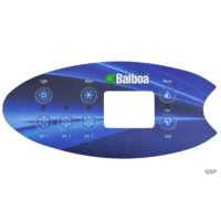 Balboa VL702S Oval 7 button 3 pump touchpad overlay decal
