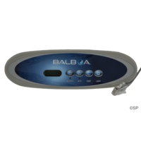 Balboa VL260 4 ButtonOval Topside Panel - LCD - Blower/Jets, Jets, Temp, Light