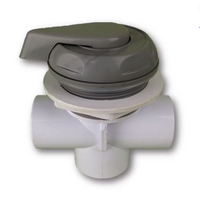 CMP 1" 3 Way Diverter Valve - Classic Grey