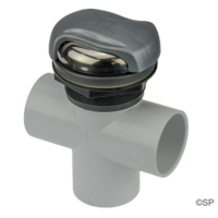 CMP 2" Diverter Valve - Wave Top - Stainless Steel / Silver