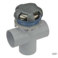 CMP 2"  Diverter Valve - Crown Top - Stainless Steel / Silver