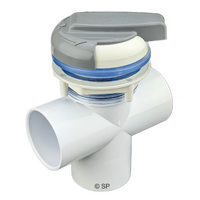 CMP 2" Diverter Valve - Arc Series - White / Grey