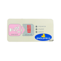 Davey XS series spa bath touchpad Decal only