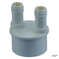 Edgetec 3/4" B (x2 port) x 50mm/2" Barb Adaptor