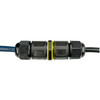Weatherproof IP68 inline cable connector - 16A rated 3 core Circ Pump - Blower - Ozone