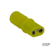 6.3mm Insulated Female Spade Crimp Terminal - Yellow