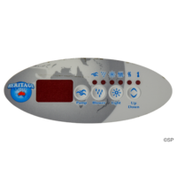 Gecko / Spa Builders TSC-9 / K-9 4 button Overlay Decal Sticker - Heritage Spas