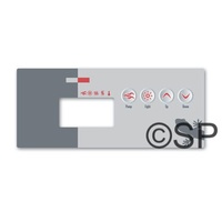 Gecko / Spa Builders TSC-19 / K-19 4 button Overlay Sticker - NO BLOWER