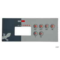 Gecko / Spa Builders TSC-35 / K-35 6 Button Overlay Sticker