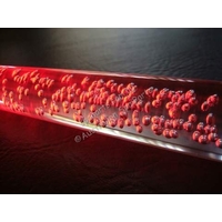 Plastic Acrylic Clear Bubble Bar 1" / 25mm Spa Handrail Grab bar - 395mm - Suits LED & Fibre Optic Lighting - Awesome Bubble Lighting Effect