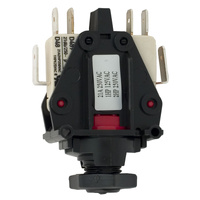 Herga 2 Speed Pump Airswitch - DPDT Airswitch - Threaded Spout - Red Cam