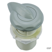 Hydroair 1" Slimline Tear Drop Air Venturi Control - Diamond cut - Grey x 20 Bulk Pack
