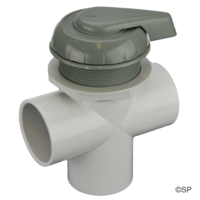 Hydroair Hydrowflow 2" / 50mm 3 Port Diverter Valve - Grey