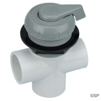 Hydroair Hydrowflow 1" / 25mm 3 Port Diverter Valve - Grey