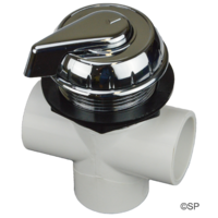 Hydroair Hydrowflow 1" / 25mm 3 Port Diverter Valve - Chrome