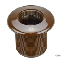 Hydroair Hot Tub Spa Wall Fitting with extended thread - Brown