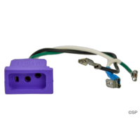 Mini J&J Hydroquip Air Blower Violet Receptacle Socket - Hydroquip controls only