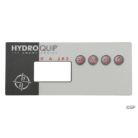 Hydroquip ECO-8 4 Button Rectangler Topside Panel Touchpad Overlay Decal