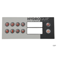 Hydroquip HT-2 10 Button Overlay Decal