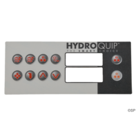 Hydroquip HT-2 10 Button Overlay Decal