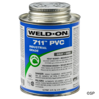 IPS Weld-On 711 Heavy Body Solvent Cement - 0.5 pint / 273ml - Grey