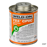 IPS Weld-On 724 CPVC Solvent Cement - 1 pint/473ml - Grey