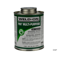 IPS Weld-On 790  Multi-purpose ABS Solvent Cement / Glue - 1 pint/473ml - Clear