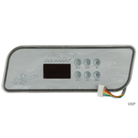 LA Spas Topside Panel Touchpad - 6 Button - Trapezoid Shaped K-44 / TSC-44 - No Longer Available