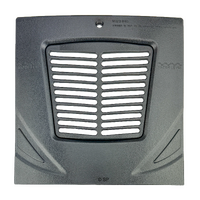 LVJ Single Skimmer Fascia Grill - Black