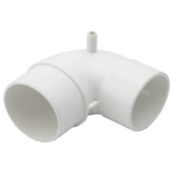 50mm / 2" Street Elbow with ⅜" barb take off