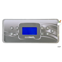 Spa-Tech MP30 Touchpad - 9 button - 2 pump - Rectangular - Suits Black CIII box AND Grey CII box