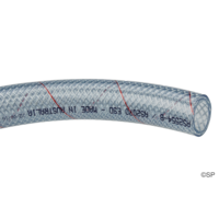 Reinforced 3/4" Clear Braided Spa Tubing / Hose - Per Metre