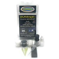 Plastex Mini Master Two Part Plastic Repair Kit - 5g White, Black, Clear - Road freight only