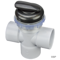 Rising Dragon 2" Diverter Valve - Oasis Spas - Black