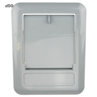 Spaquip SQ 50 / 100 Skim Filter Face Plate / Weir Door Assembly & Basket - Grey