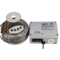 spatex Auto Off Timer Switch with White electronic 4 button touchpad - electronic - 1 x 10A output